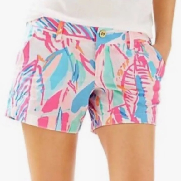 Lilly Pulitzer Pants - Lilly Pulitzer The Callahan Shorts Out Of Sea Size 6